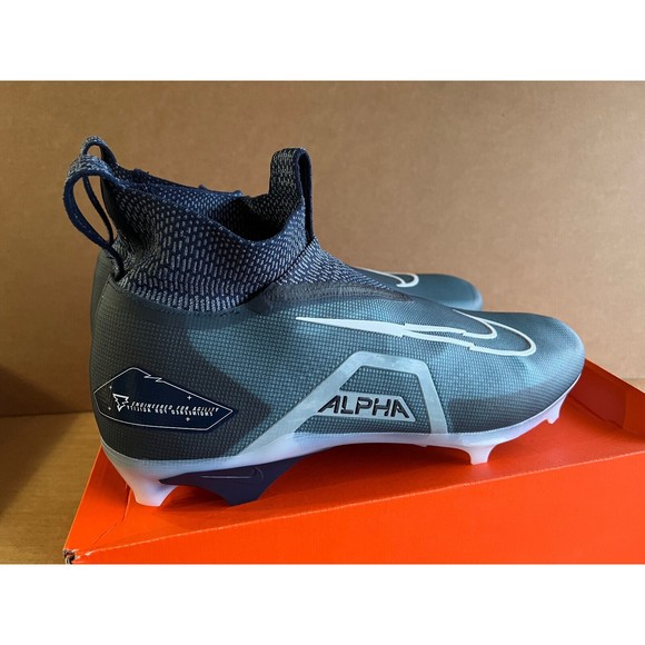Size 16 - NEW Nike Alpha Menace Elite 3 College Navy White Football Cleats w/Box main image 4